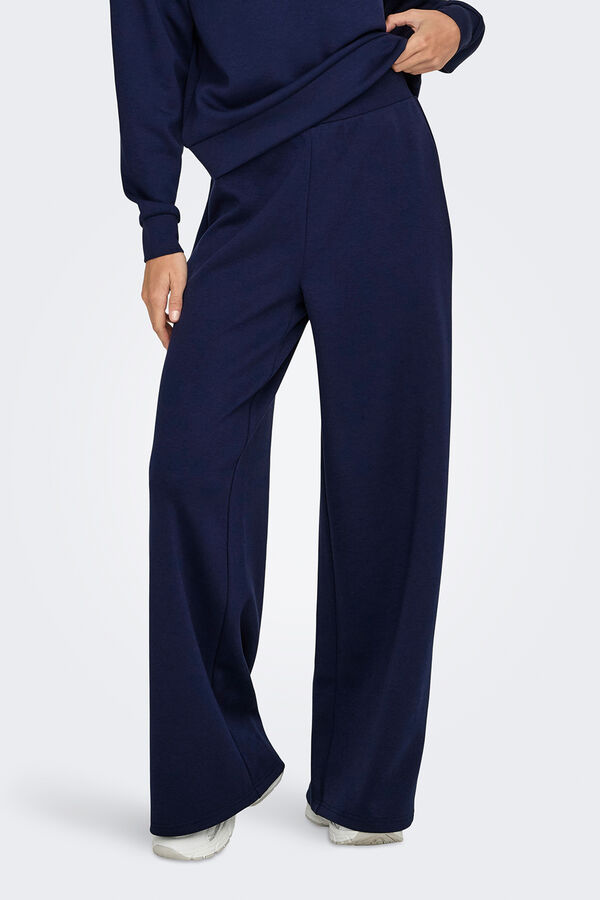 Only Play Long wide-legged trouser Plava