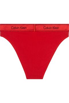 Calvin Klein Cueca brasileira de algod&atilde;o com logo