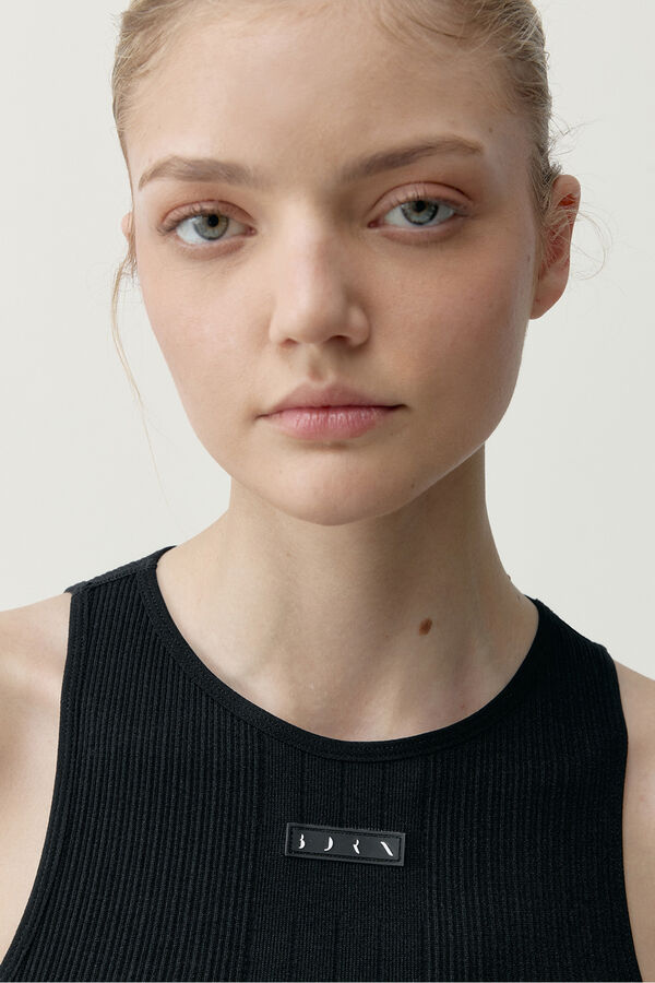 Born Living Yoga Black sports T-shirt NORA black