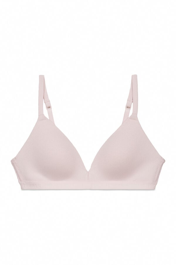 HI&BYE Roze trouglasti grudnjak sa punjenjem Roze