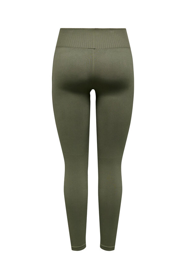 Only Play Leggings compridas com cintura subida verde