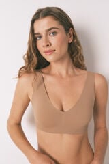 Women'secret Crni mikrofiber grudnjak iz snova Braon