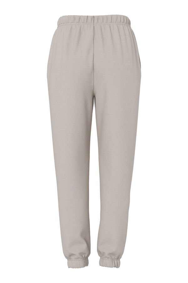 Pieces Casual beige sweatpants Aesthetic club grey