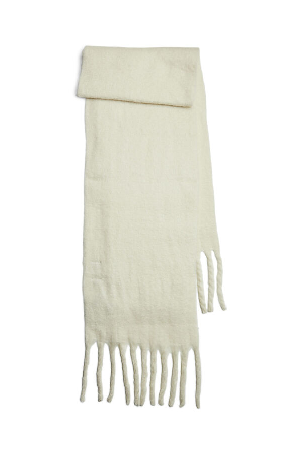 Pieces Plain scarf  white