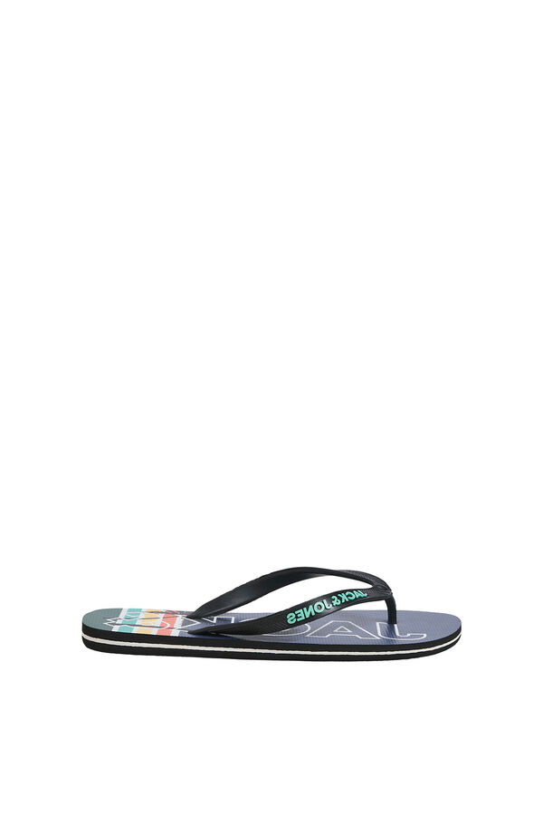 Jack & Jones Chanclas tipo flip-flop logo azul