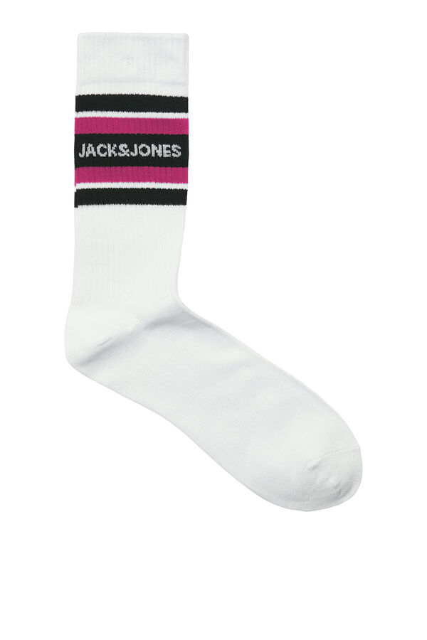 Jack & Jones Pack 3 calcetines blanco