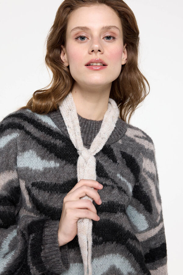 Pieces Bufanda corta blanco