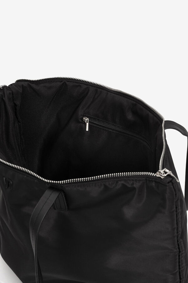 Vilanova Bolso shopper de nylon negro