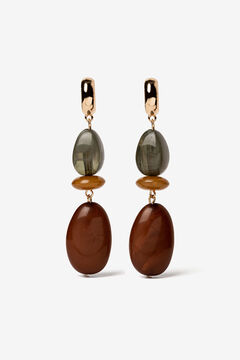 Vilanova Brincos compridos com missangas