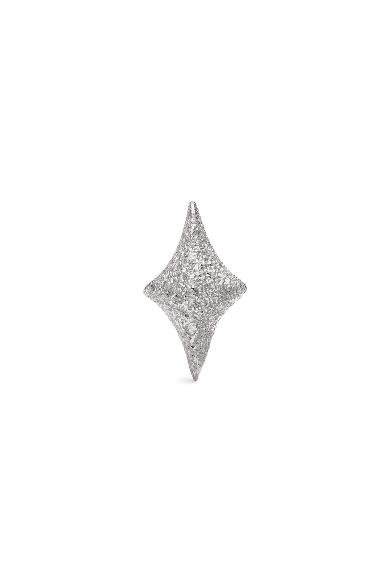 Singularu Pendiente Suelto Organic Star Spark Plata