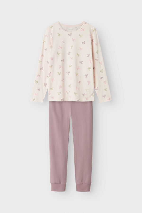 Name it Conjunto de pijama de menina com la&ccedil;os rosa