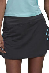 Womensecret Adidas Wms Tennis Match Skirt Carbon/Aqua gris