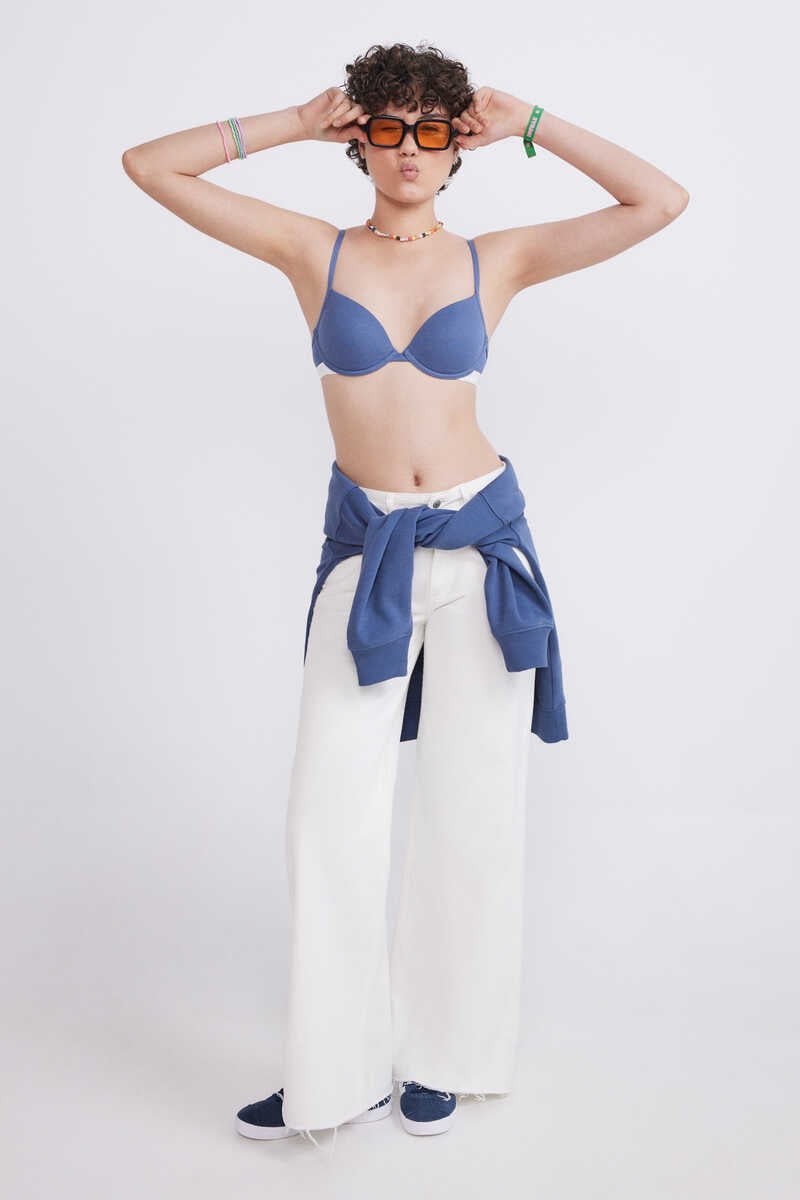 Blue cotton push-up bra, Bras, Women'secret