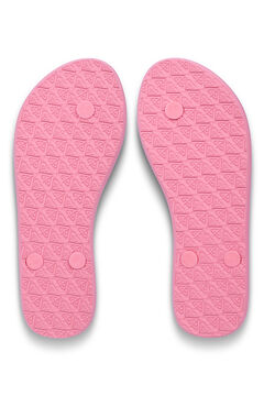 Roxy Chanclas lisas detalles logo