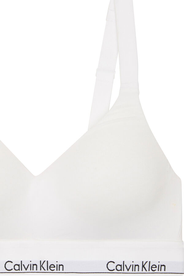 Calvin Klein Sujetador bralette blanco