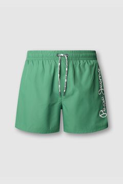 Pepe Jeans Ba&ntilde;ador regular cord&oacute;n color s&oacute;lido verde