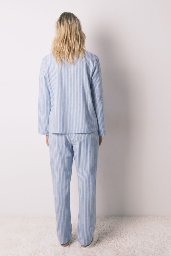 Women'secret Ko&scaron;ulja pidžama na pruge , 100% pamuk Plava