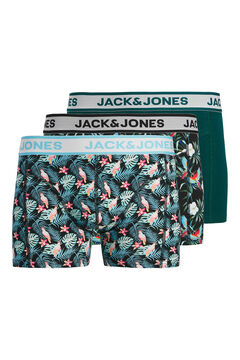 Jack & Jones Pack de 3 boxers sortidos estampados