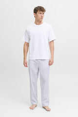 Jack & Jones Conjunto pijama pantal&oacute;n largo rayas blanco
