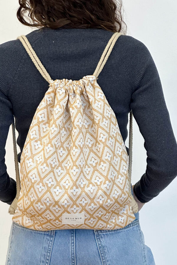 De La Mur Mochila cord&oacute;n Raxo amarillo