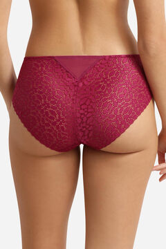 DIM Cueca invis&iacute;vel de renda floral