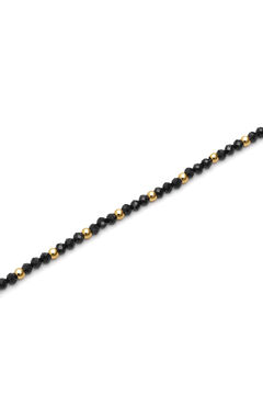 Singularu Pulsera Black Noite Acero Ba&ntilde;o Oro
