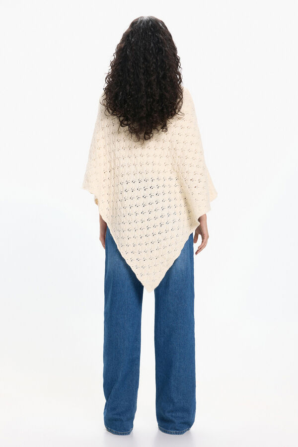 Pieces Poncho de ganchillo gris