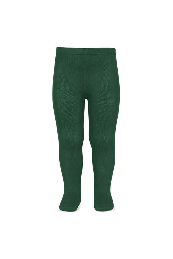 Condor Leotardos b&aacute;sicos punto liso  verde