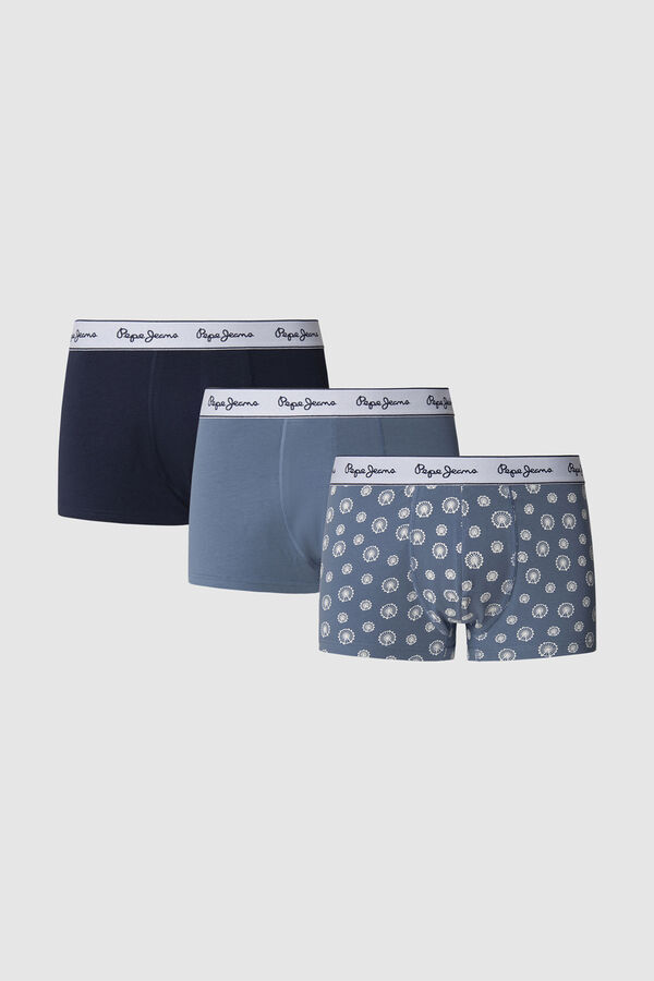 Pepe Jeans Pack 3 boxer London Eye azul