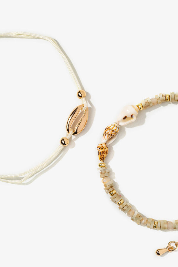 Vilanova Pack Pulseira P&eacute; Concha Natural estampado