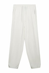 HI&BYE Bele pamučne jogger pantalone