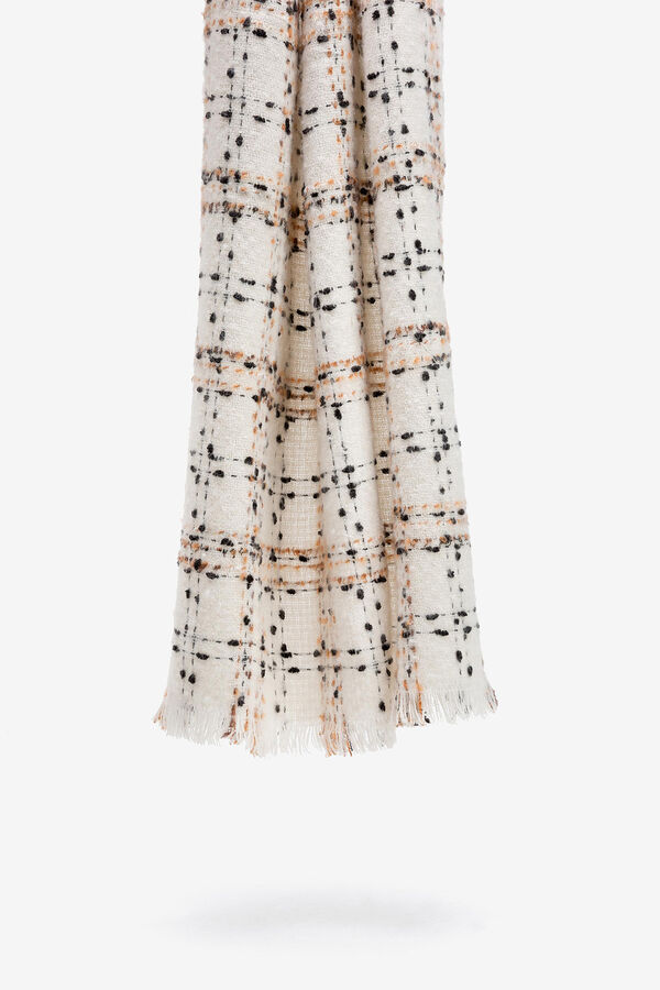 Vilanova Bufanda estampada beige