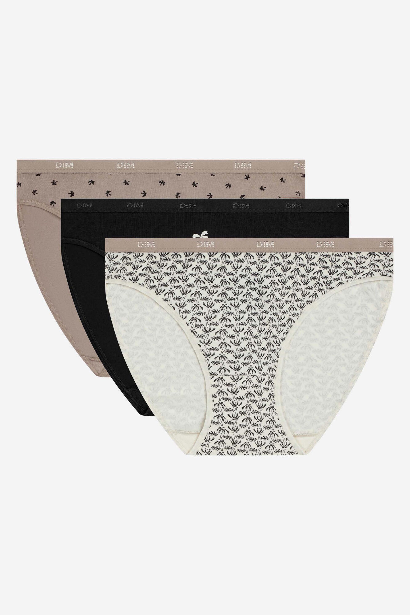 DIM Pack de 4 cuecas DIM Pockets Coton