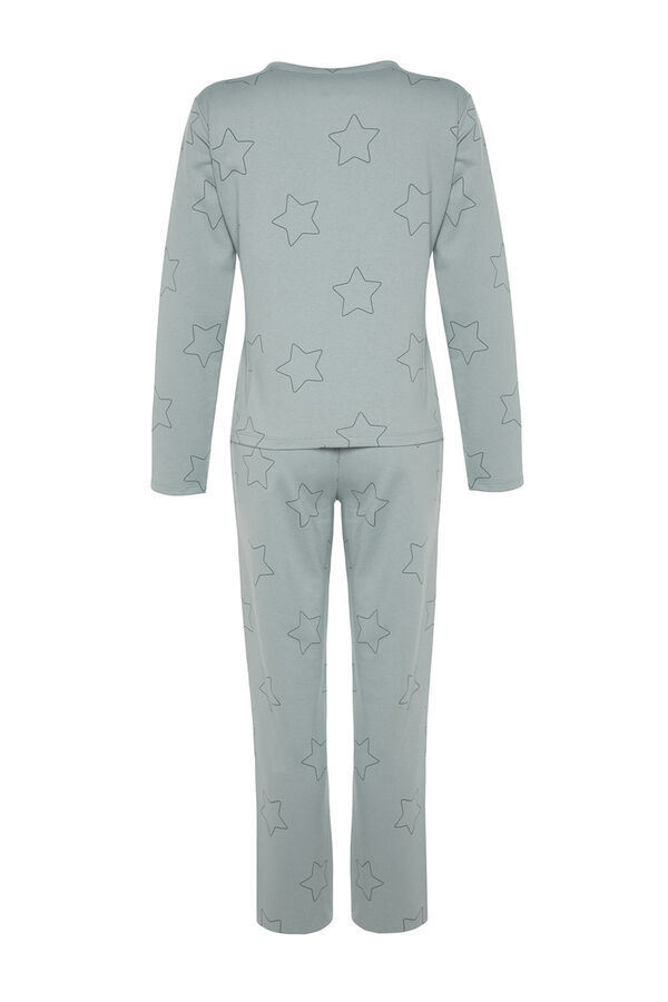 Trendyol Conjunto de pijama Mint Star  verde