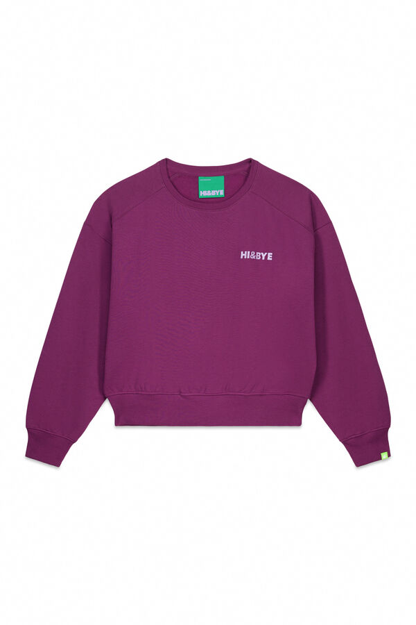 HI&BYE Kratka pli&scaron;ana duks sa vinskom bojom Bordo