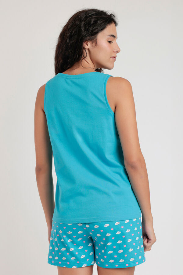 Mr. Wonderful Pijama corto sin mangas tengo unaita Mr Wonderful azul