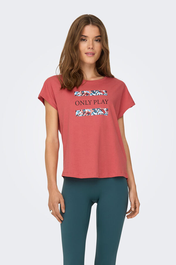 Only Play Camiseta only play burgundy