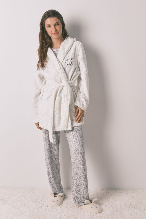 Women'secret Midi kućni ogrtač sa Mifi &scaron;tampom Print