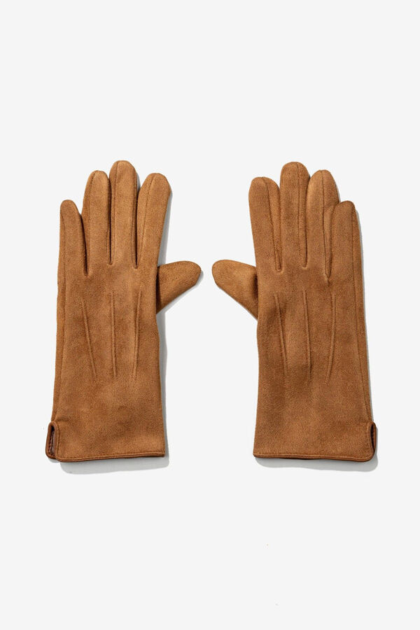 Vilanova Guantes de Pantalla T&aacute;ctil con Relieve beige