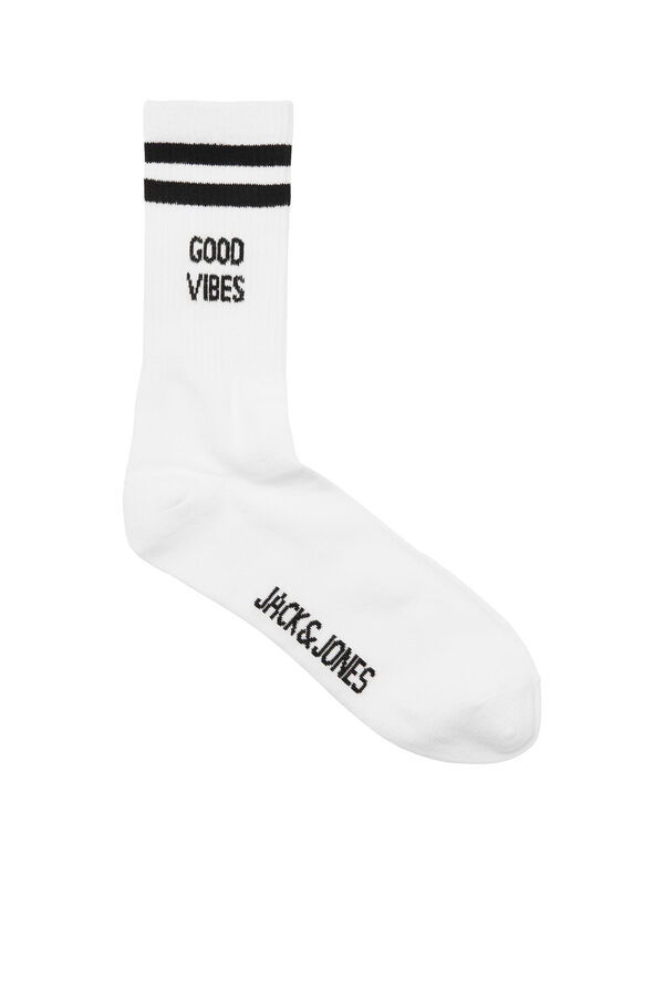 Jack & Jones Calceltines altos de tenis print Good Vibes black
