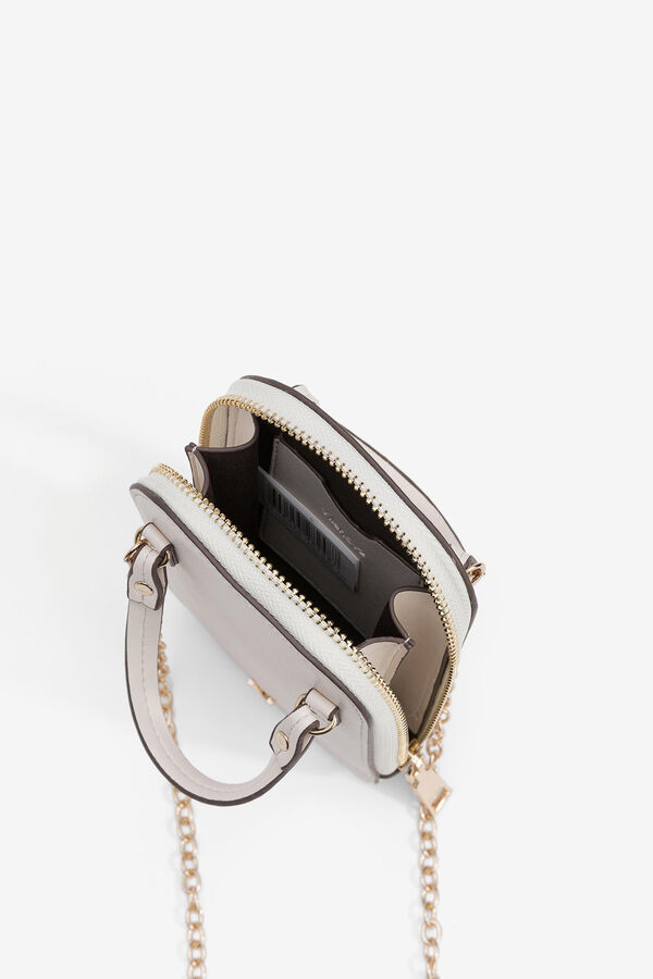 Vilanova Phone bag with chain strap nude