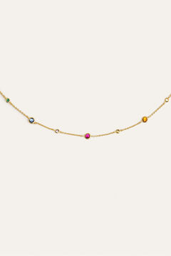 Singularu Collar New Orbit Multicolor Ba&ntilde;o Oro