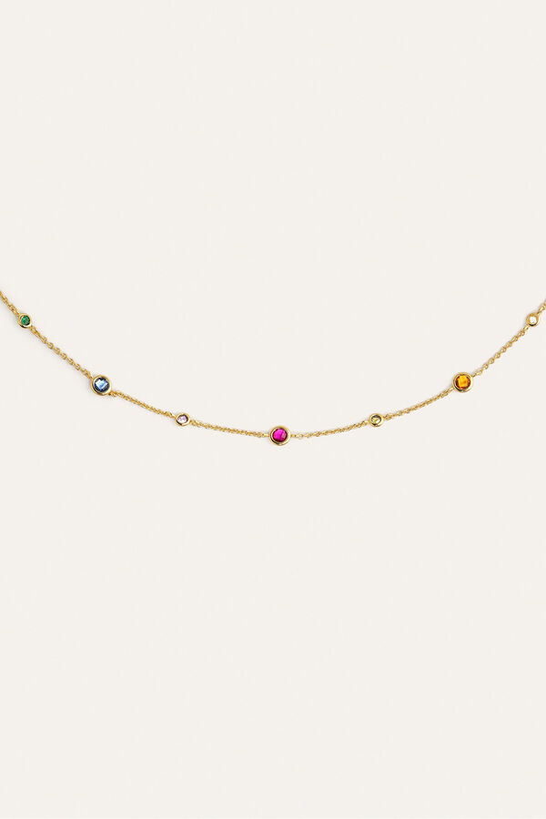 Singularu Collar New Orbit Multicolor Ba&ntilde;o Oro amarillo