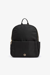 Vilanova Mochila de Nailon Acolchada negro