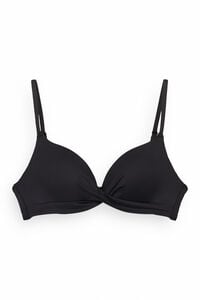 Women'secret Crni ukr&scaron;teni push-up gornji deo bikinija