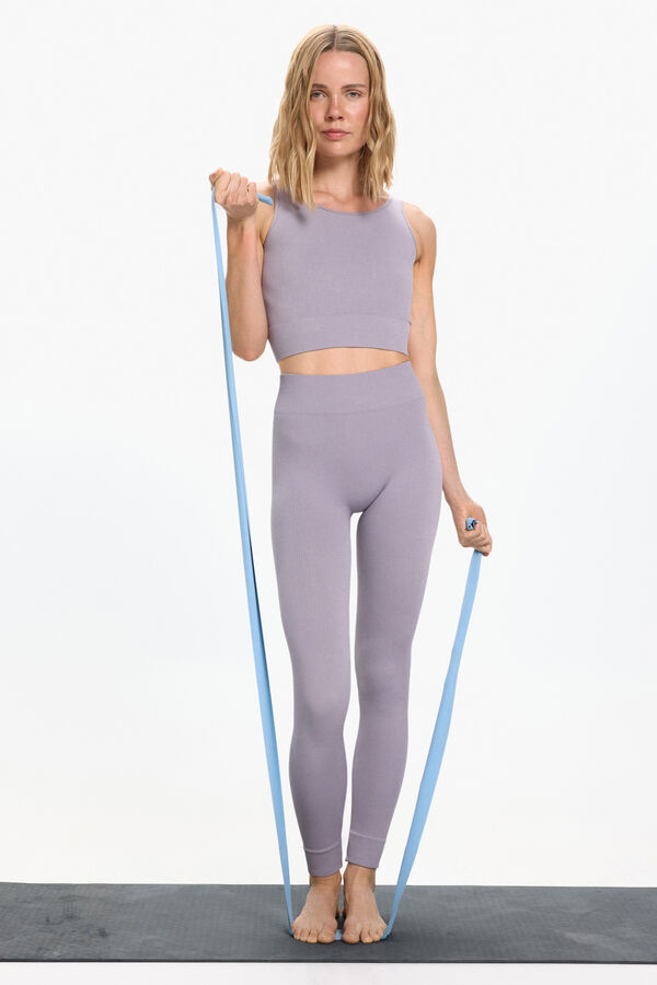 Only Play Soutien desportivo com al&ccedil;a sem costura rosa