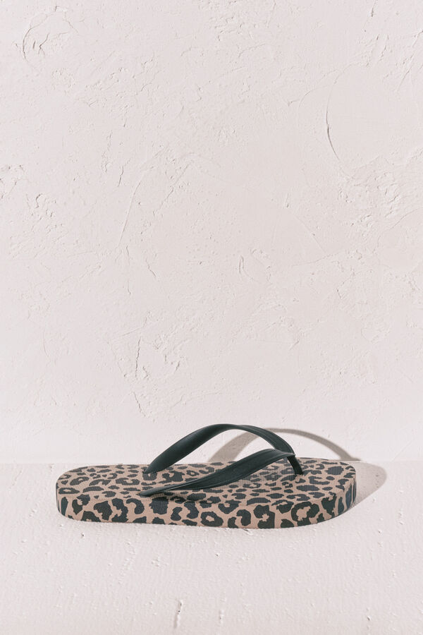 Women'secret &Scaron;iroke papuče sa životinjskim printom Print