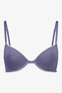 Women'secret Plavi pamučni klasičan grudnjak BEAUTIFUL