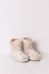 Women'secret Visoke sobne papuče sa Snupijem Bež