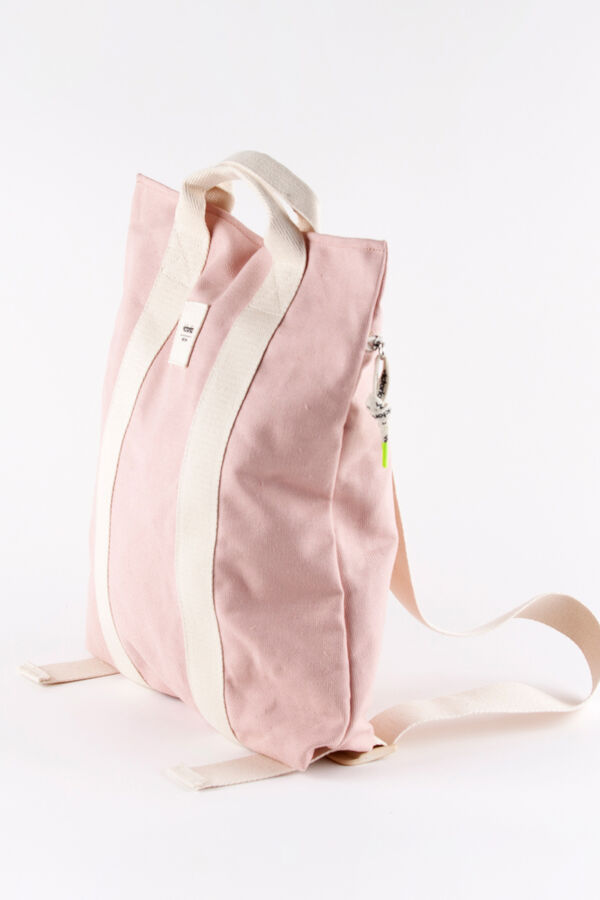 Victoria Mochila lona eco rosa